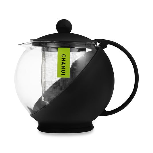 Chanui Black colour teapot.  750ml.