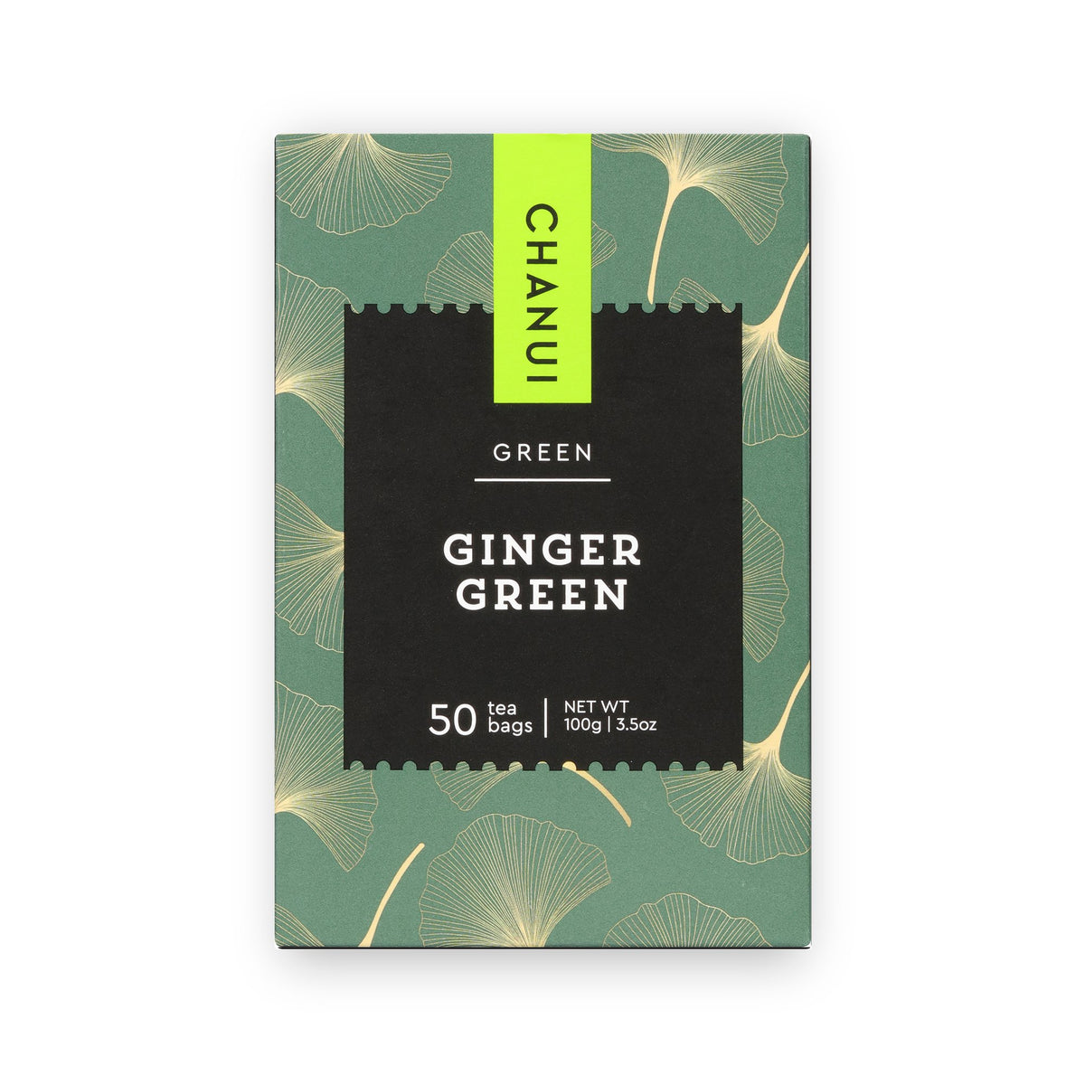 Chanui Tea Green Tea with Ginger Teabags 50s – Chanui